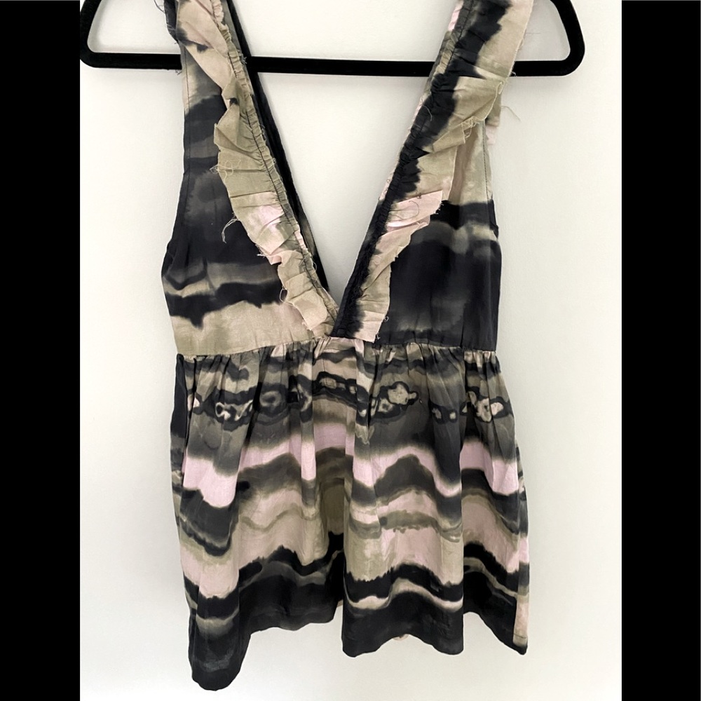 One Teaspoon ocean smoke mini dress / top